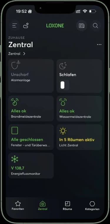 Loxone App Screenshot 5