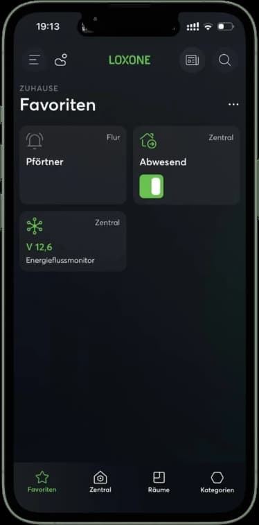 Loxone App Screenshot 8