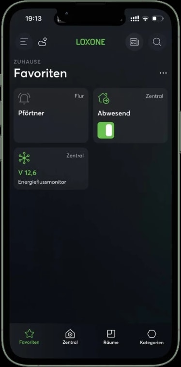 Loxone App Screenshot 8